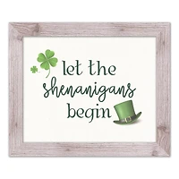 Shenanigans Begin Framed Print 16" x 20" Western White Framed Print