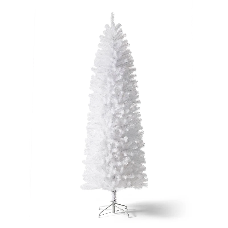 7.5ft. Unlit Pencil Tinsel Artificial Christmas Tree