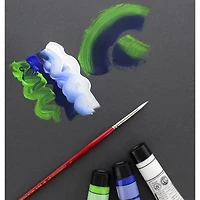 Connoisseur® White Taklon All Media Long Handle Round Brush