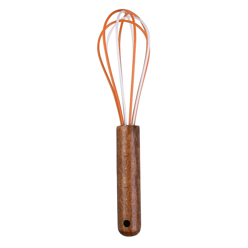 Mini Orange & White Whisk by Makery™