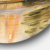 Designart - Historic Church On The Rock On Banks of The River