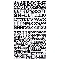 Black Licorice Handwriting Alphabet Stickers by Recollections™