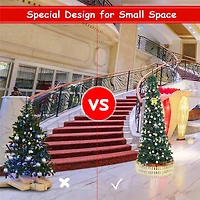 Costway 8ft. Unlit Pencil Artificial Christmas Tree