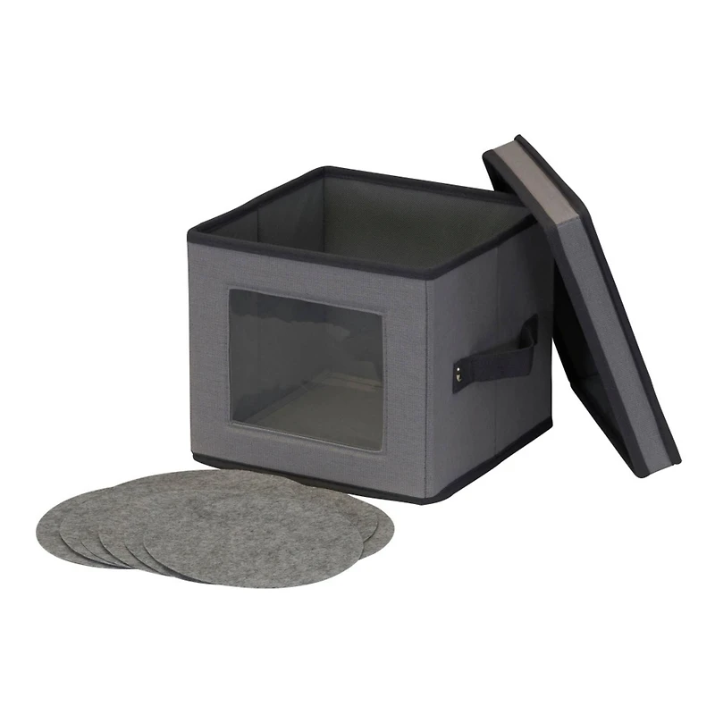 Household Essentials Plate Storage Box