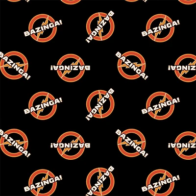 The Big Bang Theory Bazinga Precut Cotton Fabric