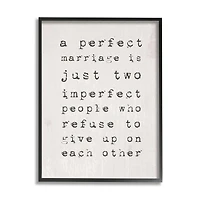 Stupell Industries A Perfect Marriage Framed Wall Art