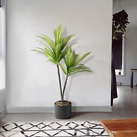 Flora Bunda® 3ft. Palm in Black Ceramic Planter