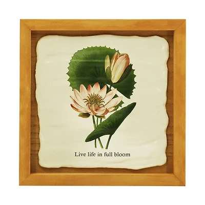 7" Live Life in Full Bloom Framed Tabletop Décor by Ashland®