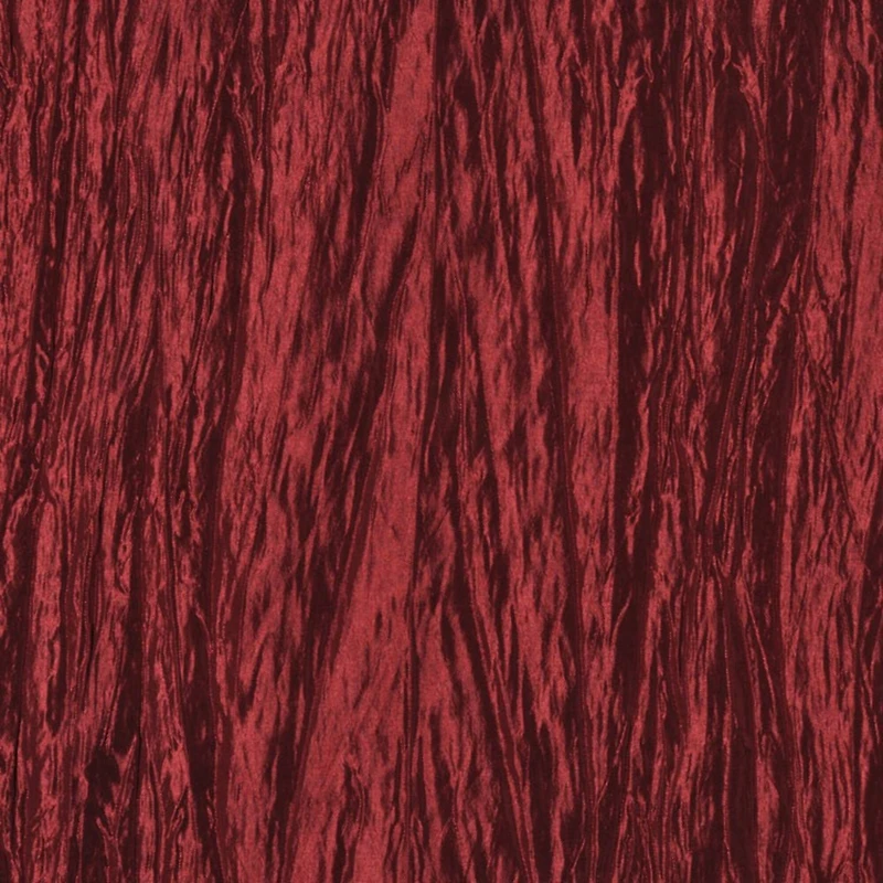 Cranberry Red Crushed Taffeta
