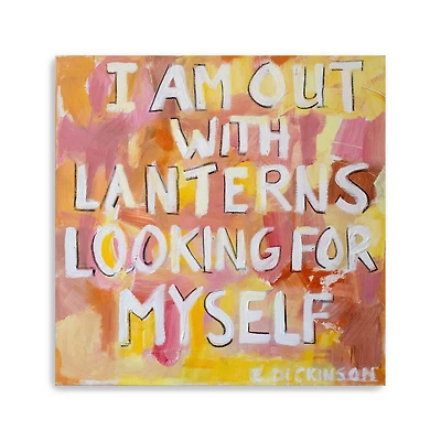 Out With Lanterns Canvas Giclee