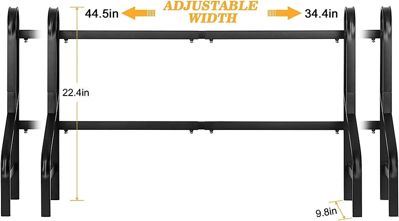 NEX™ Black 2-Tier Over the Sink Dish Rack with 5 Utility Hooks