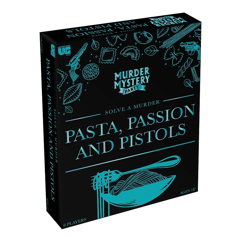 Murder Mystery Party® Pasta, Passion & Pistols Game