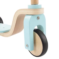 Toy Time Blue Wooden Kick Scooter