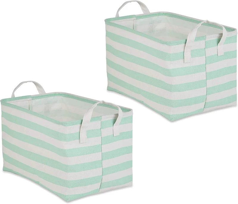 DII® Striped Laundry Bins