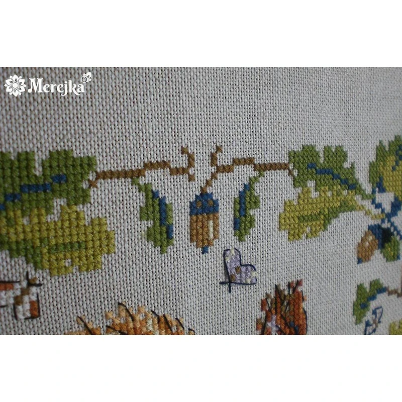 Merejka Squirrel Counted Cross Stitch Kit