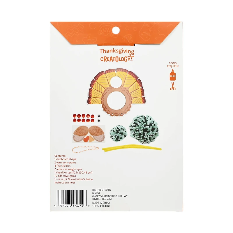 Turkey Pom Pom Craft Kit by Creatology™