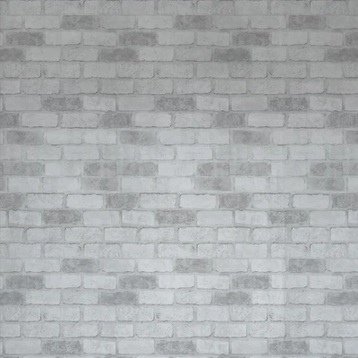 Simplify Gray Brick Adhesive Wallpaper