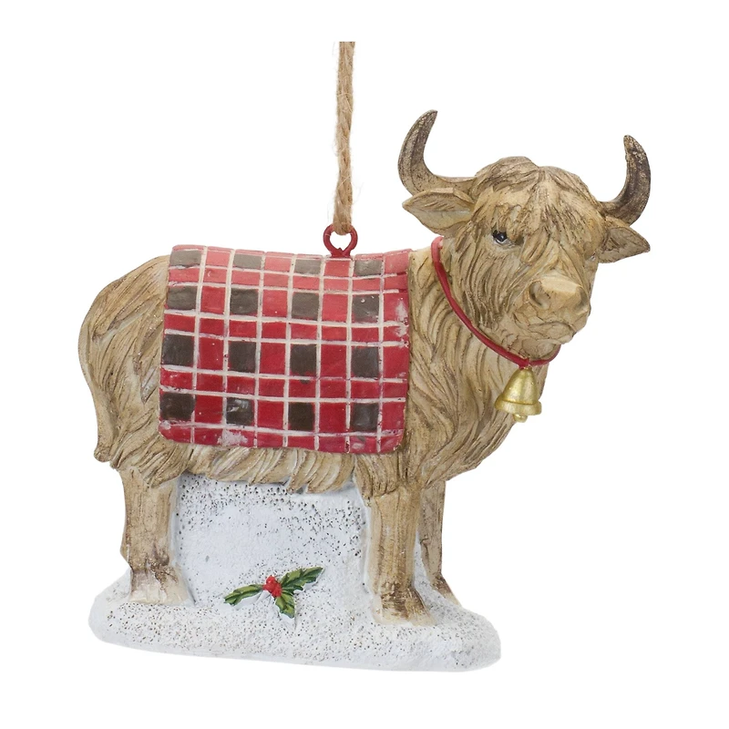 Highland Cow Ornament Set