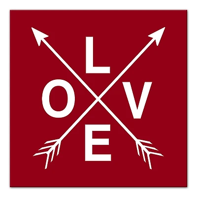 Love Arrows Canvas Art