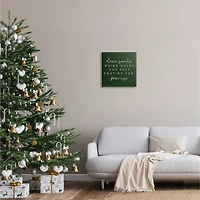 Stupell Industries Dear Santa Best We Can Phrase Canvas Wall Art