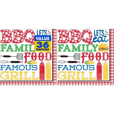 BBQ Picnic Luncheon Napkins, 36ct.