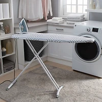 Simplify Silver Scorch Resistant Ironing Board Cover & Pad