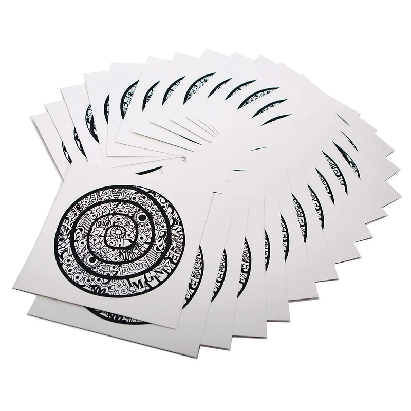 S&S® Worldwide Velvet Inspiration Mandala Posters, 24ct.