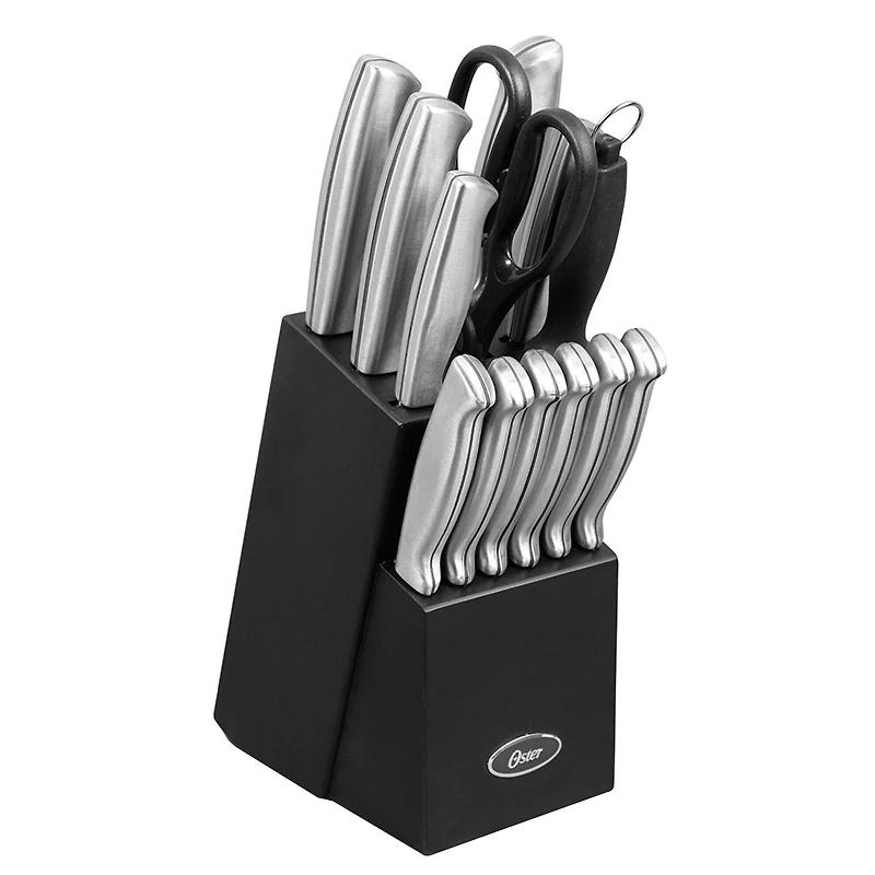 Oster Baldwyn 14-Piece Stainless Steel Cutlery Block Set