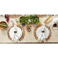 Birdnest Black Napkin Ring, 6ct.