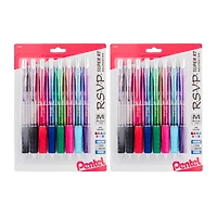 Pentel® R.S.V.P.® Super RT Retractable Ballpoint Pen, 2 Packs of 8