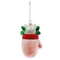 5" Kitten in a Mitten Glass Ornament by Ashland®