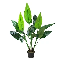 4ft. Potted Artificial Green Traveller's Tree