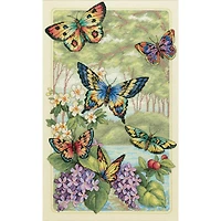 Dimensions Gold Collection Butterfly Forest Counted Cross Stitch Kit
