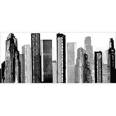 RoomMates Cityscape Peel & Stick Giant Wall Decal