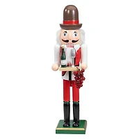 15" Red & White Grapes Winemaker Christmas Nutcracker Figurine