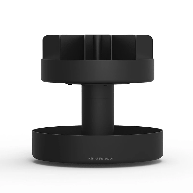 Mind Reader 2-Tier Lazy Susan Granola Bar and Snack Organizer