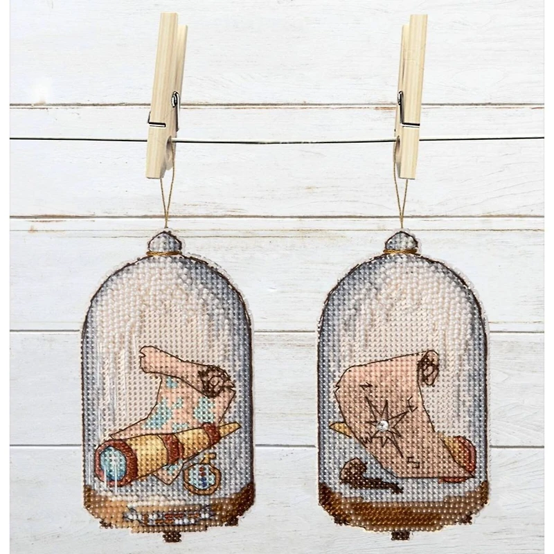 Crystal Art Plastic Canvas Counted Cross Stitch Kit In Search Of Treasures