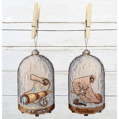 Crystal Art Plastic Canvas Counted Cross Stitch Kit In Search Of Treasures