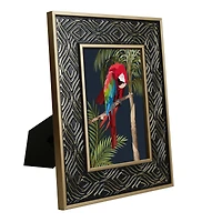 Safari 5" x 7" Black & Gold Wave Embossed Frame by Ashland®
