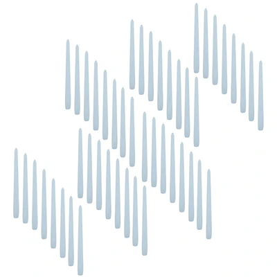 48 Pack: 10" Light Blue Taper Candle by Ashland®