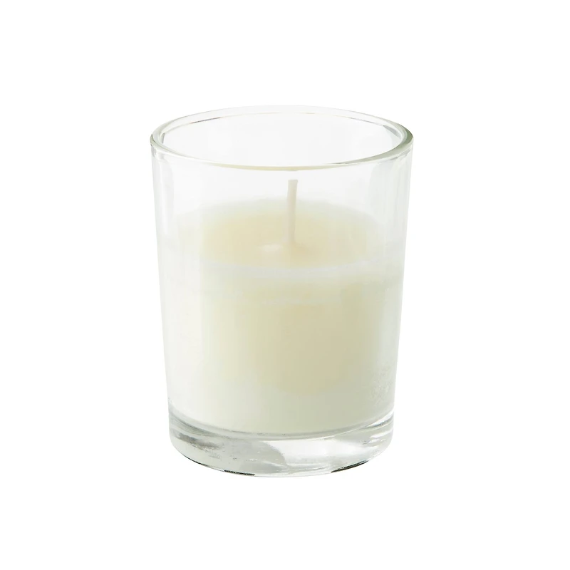 12 Packs: 12 ct. (144 total) Ivory Glass Votive Candles by Ashland® Basic Elements™