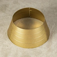 Glitzhome® 2ft. Gold Glitter Metal Tree Collar