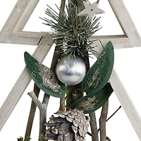 17.5" Stars & Pinecones Christmas Tree Tabletop Décor