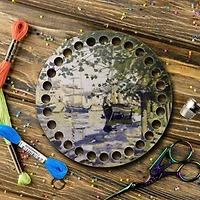 Wonderland Crafts Boat Painting Thread Organizer