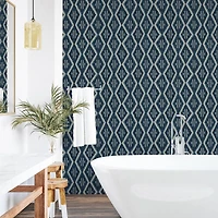 Surface Style Modern Heirloom Stripe Peel & Stick Wallpaper