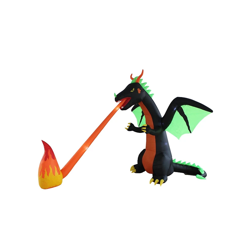 8ft. Inflatable Fire Breathing Dragon