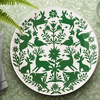 7" Green Ceramic Plate by Ashland®