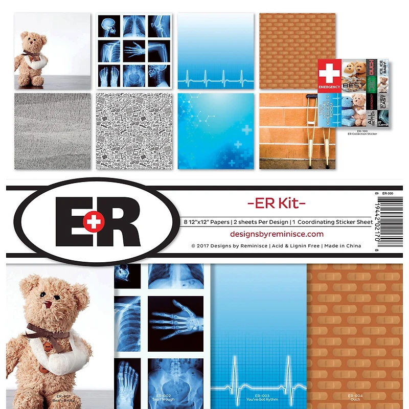 Reminisce Collection Kit 12"X12"-Emergency Room