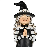 9'' Yoga Pose Witch Tabletop Halloween Décor
