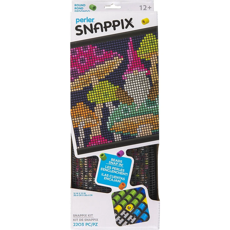 Perler™ Snappix™ Mushroom Gnome Fuse Beads Craft Kit